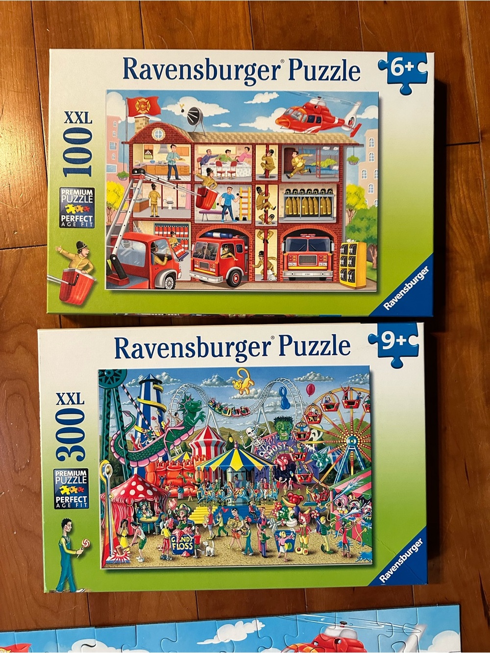 Ravensburger Red & Multicolor Kids Puzzle Duo - Firehouse and Carnival Scenes